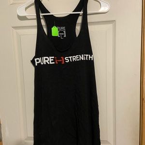 Black workout tank
